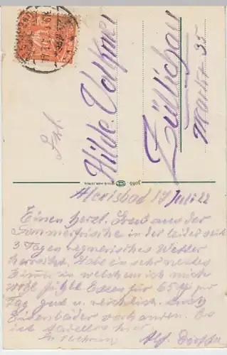 (7775) AK Alexisbad, Selke, Mi-Nr. 169, 1922