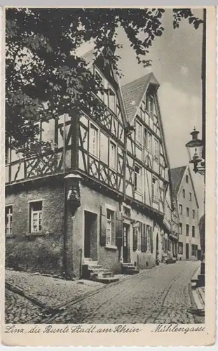 (7702) AK Linz am Rhein, Mühlengasse, vor 1945