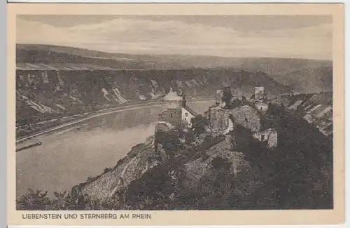 (7672) AK Kamp-Bornhofen, Burg Liebenstein, Burg Sterrenberg, vor 1945