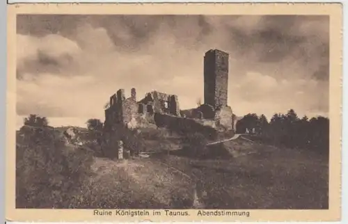 (7665) AK Königstein im Taunus, Burg 1932