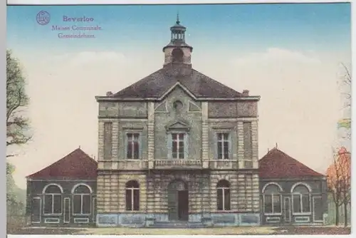 (7662) AK Beverloo, Beverlo, Beringen, Gemeindehaus, vor 1945