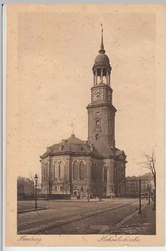 (7641) AK Hamburg, Michaeliskirche, vor 1945
