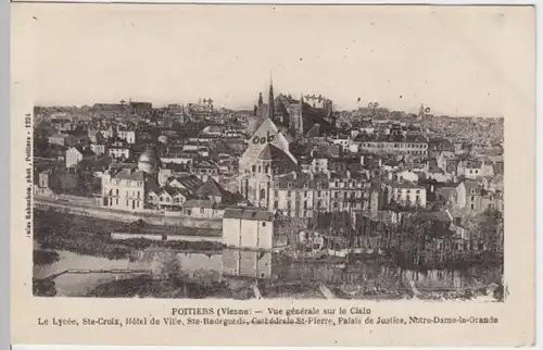 (7564) AK Poitiers, Panorama, vor 1945