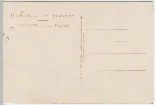 (7558) AK Paris, Eiffelturm