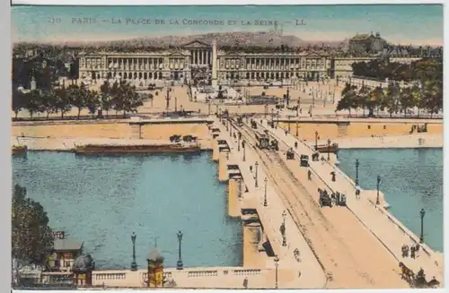 (7554) AK Paris, Place de la Concorde, vor 1945