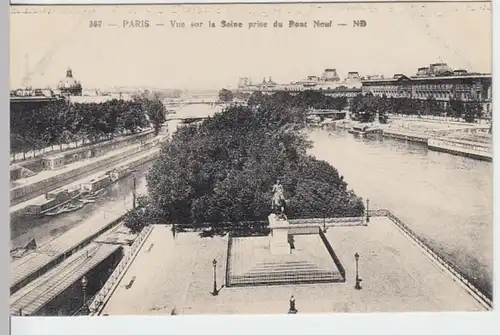 (7553) AK Paris, Seine Blick, vor 1945