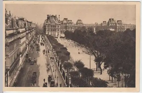 (7548) AK Paris, Rue de Rivoli, Louvre, Tuilerien, vor 1945