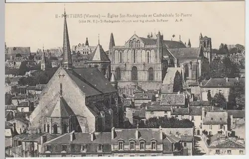 (7547) AK Poitiers, Ste. Radegonde Kirche, Kathedrale St. Pierre, vor 1945