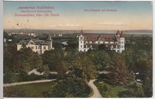 (7505) AK Bad Malente-Gremsmühlen, Sanatorium Rudolfsbad, um 1915
