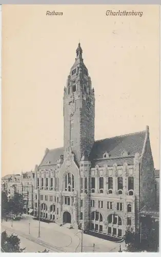 (7490) AK Charlottenburg, Berlin, Rathaus 1911