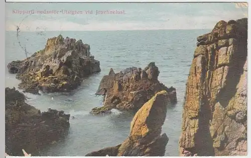 (7390) AK Kullen, Schonen, Klippen bei Josefinenlust, vor 1945