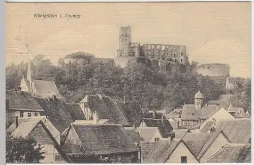 (7363) AK Königstein im Taunus, Burg 1911