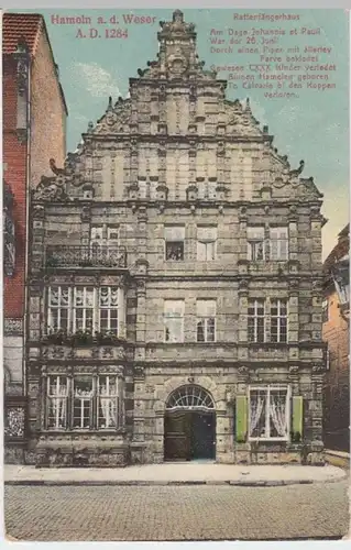 (7346) AK Hameln, Rattenfängerhaus 1919