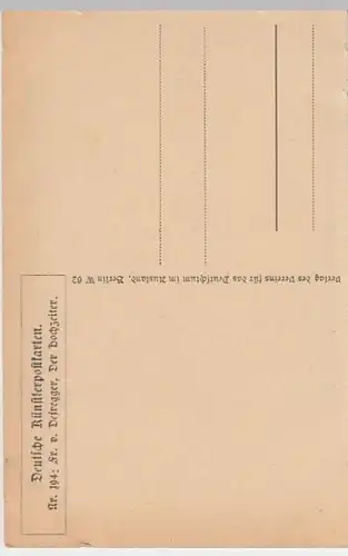 (7317) Künstler AK Franz v. Defregger, Der Hochzeiter, vor 1945