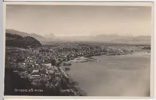 (7282) Foto AK Bregenz, Panorama 1936