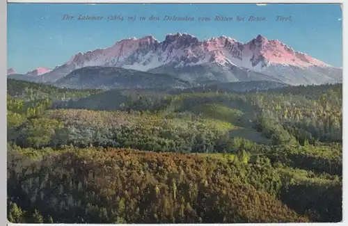 (7237) AK Latemar, Dolomiten, vor 1945