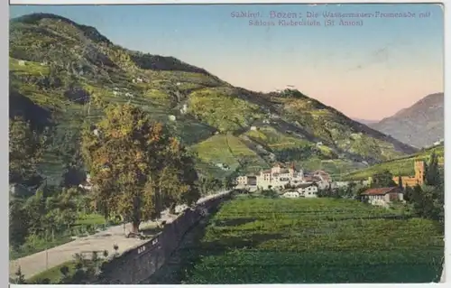 (7227) AK Bozen, Wassermauerpromenade, Schloss Klebenstein 1912