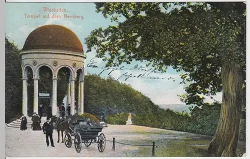 (7211) AK Wiesbaden, Neroberg, Tempel 1912