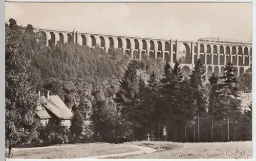 (7087) Foto AK Göltzschtalbrücke, Vogtland 1963