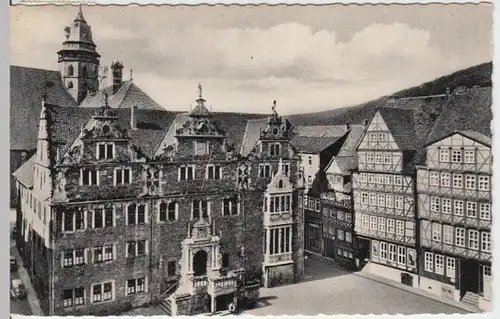 (7085) AK Hann. Münden, Rathaus, St. Blasii Kirche 1966