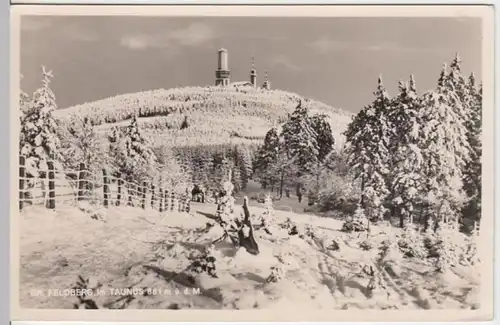 (7082) Foto AK Gr. Feldberg, Taunus 1958