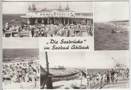 (7064) Foto AK Ahlbeck, Heringsdorf, Mehrbildkarte 1980