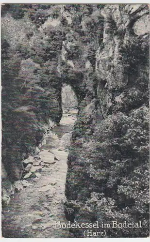 (6987) AK Bodetal, Harz, Bodekessel, vor 1945