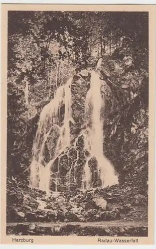 (6879) AK Bad Harzburg, Radau-Wasserfall, vor 1945