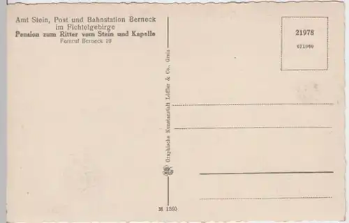 (6864) AK Amt Stein bei Berneck im Fichtelgebirge vor 1945