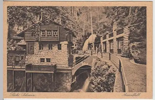 (6849) AK Amselfall, Sächs. Schweiz, vor 1945