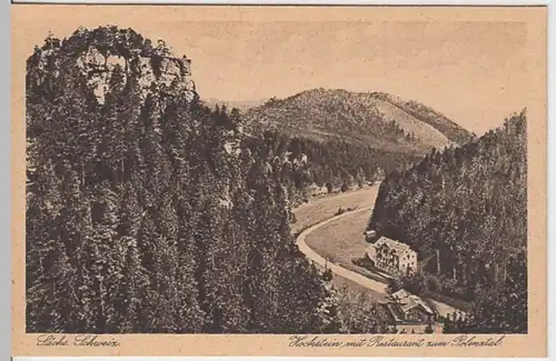 (6845) AK Hockstein, Polenztal, vor 1945