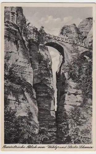 (6833) AK Basteibrücke, Sächs. Schweiz