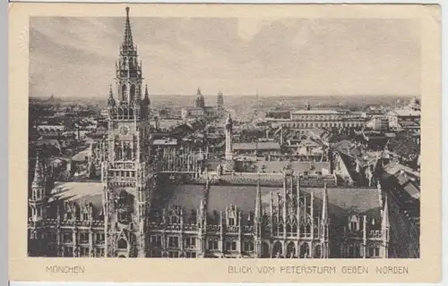 (6802) AK München, Neues Rathaus, Theatinerkirche, vor 1945