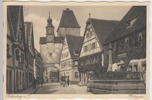 (6797) AK Rothenburg ob der Tauber, Röderbogen, Markusturm 1936