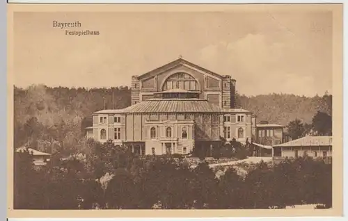 (6785) AK Bayreuth, Festspielhaus, vor 1945