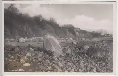 (6744) Foto AK Grömitz, Strand