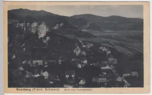 (6734) AK Streitberg, Wiesenttal, Panorama, vor 1945