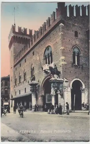 (6676) AK Ferrara, Rathaus, Palazzo del Podesta