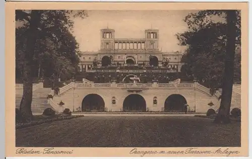 (6655) AK Potsdam, Sanssouci, Orangerie, vor 1945