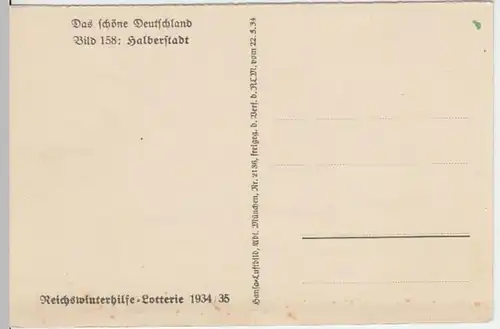 (6638) AK Halberstad, Dom, Stadtansicht 1934