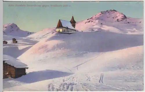 (6635) AK Arosa, Graubünden, Bergkirchli, Weißhorn 1917