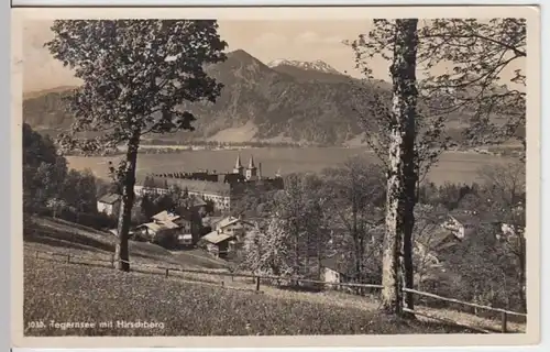 (6612) Foto AK Tegernsee, Kloster, Hirschberg 1937