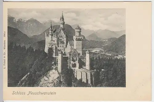 (6608) AK Hohenschwangau, Schloss Neuschwanstein, bis 1905