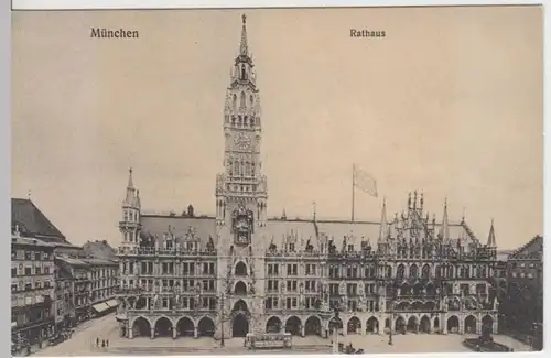 (6594) AK München, Neues Rathaus, vor 1945