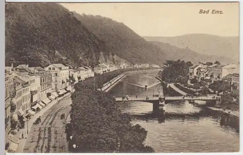 (6584) AK Bad Ems, Stadtansicht, vor 1945