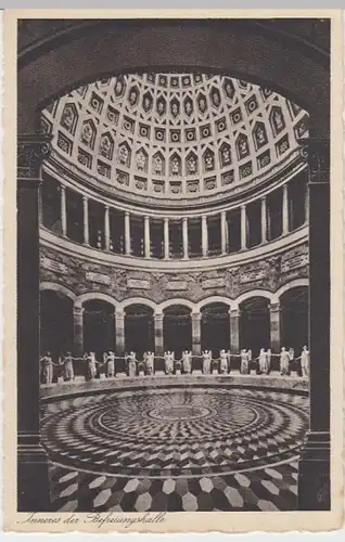 (6577) AK Kelheim, Befreiungshalle, Inneres, vor 1945