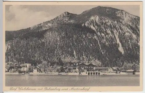 (6557) AK Kochel am See, Walchensee, Fahrenberg, Martinskopf 1930