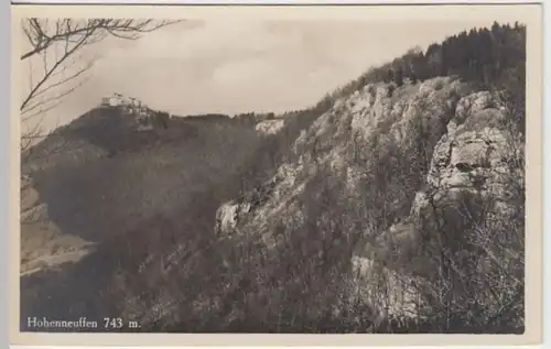 (6525) Foto AK Neuffen, Burg Hohenneuffen, vor 1945