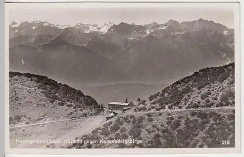 (6499) Foto AK Kochel am See, Herzogstandhäuser 1941