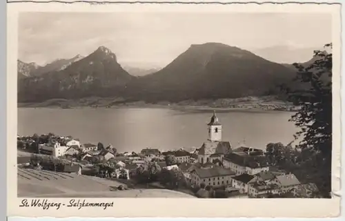 (6482) Foto AK St. Wolfgang im Salzkammergut, Sonderstempel 1942